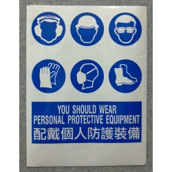 Safety Label Sign Stickers