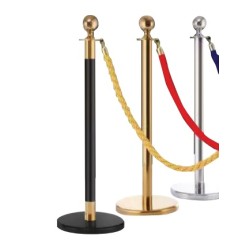 Stainless Steel Rope Belt Barrier Stanchion