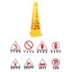 Yellow Square Safety Cone