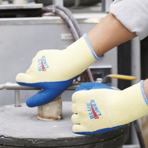 Towa Blue Liner 300 Rubber Gloves