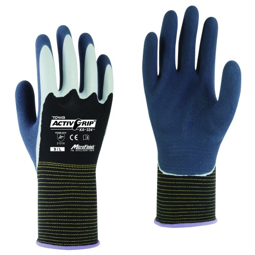 Towa ActivGrip® XA-324 Latex Gloves 