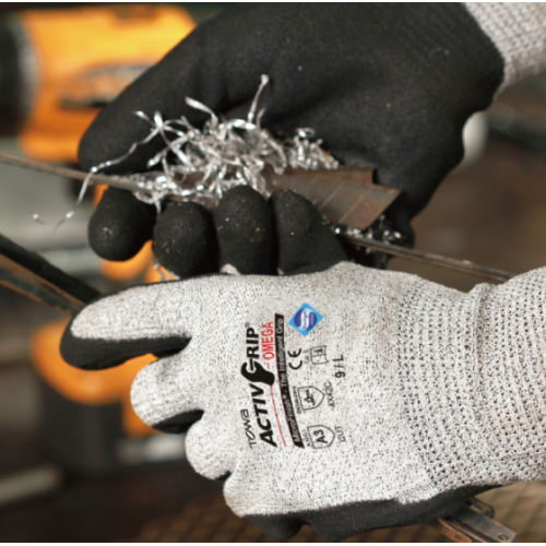 Towa ActivGrip™ Omega 540 Cut Resistant Nitrile Gloves