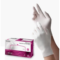 Tronex H3010 / 3010-10 (S) / 20 (M) / 30 (L) Powder-Free Latex Examination Gloves 