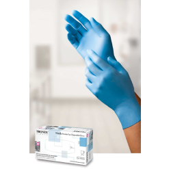 Tronex 9934-10 (S) / 20 (M) / 30 (L) Powder-Free Nitrile Disposable Gloves