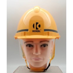 Korel Vent Star® Short Peak Helmet with Y-Chin Strap and Retractable Visor