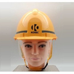 Korel Vent Star® Short Peak Helmet with Y-Chin Strap and Retractable Visor