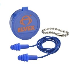 Delta Plus / Elvex Quattro™ EP-412 Corded Earplugs (NRR 27dB)