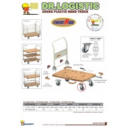 Dr. Logistics FasteRide 2436 Series Plastic Hand Truck