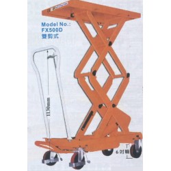 FX500D Double Scissor Lift Platform Truck