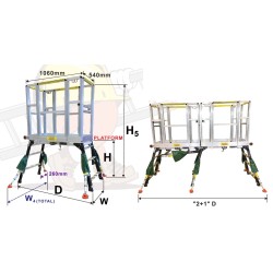 Dr. Ladder SPL-NFB008-07 / SPL-NFB008-10 Fiberglass Hop-Up Platform