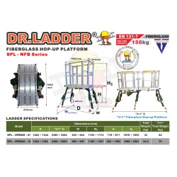 Dr. Ladder SPL-NFB008-07 / SPL-NFB008-10 Fiberglass Hop-Up Platform