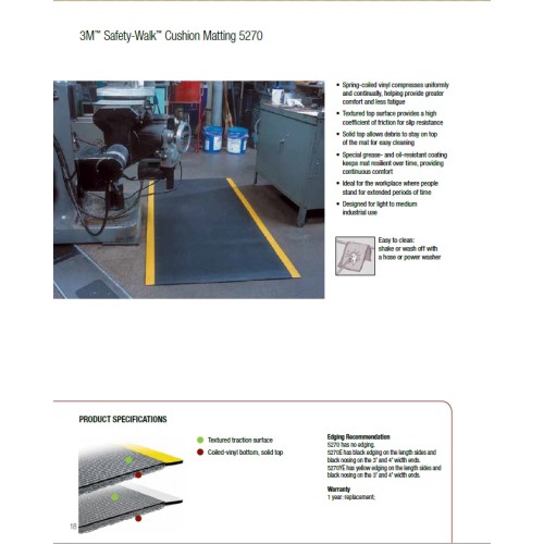 3M™ Safety-Walk™ 5270E Cushion Matting