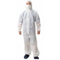 PE Non-woven Coverall with Hood