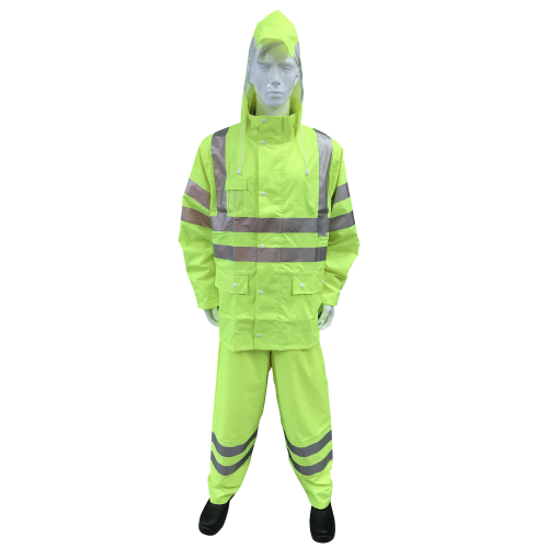 463 Rain Suit with Reflective Tape