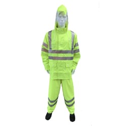 463 Rain Suit with Reflective Material