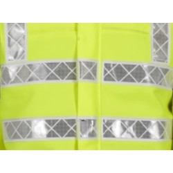 563 Rain Suit with Reflective Material (Fluorescent Yellow)