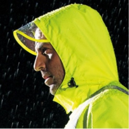 D763 Rain Suit with Reflective Material