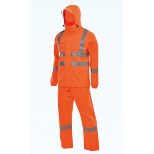 C890 Rain Suit with Reflective Tape C890 Rain Suit with Reflective Tape