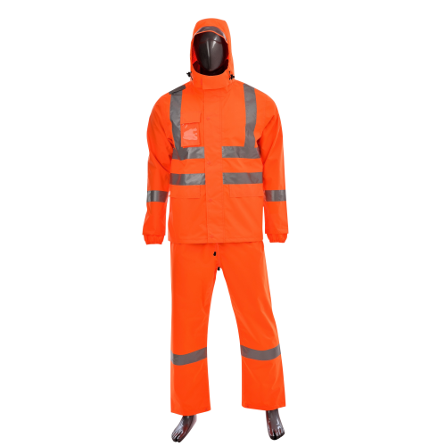 C890 Rain Suit with Reflective Tape C890 Rain Suit with Reflective Tape