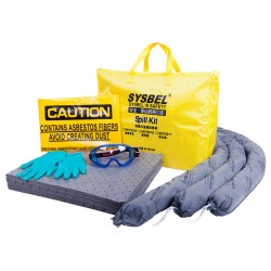 Sysbel SKIT001W / SKIT001Y / SKIT001G 11.5Gal Portable Spill Kit