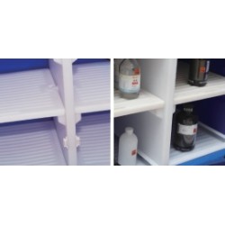 Sysbel ACPL001 Poly Shelf for Countertop Corrosive Cabinet