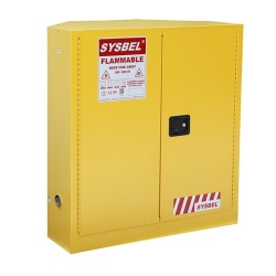 Sysbel WA810300C 30Gal Ex Corner Flammable Cabinet