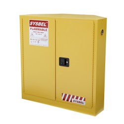 Sysbel WA810300C 30Gal Ex Corner Flammable Cabinet