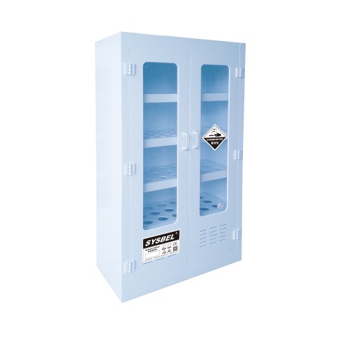 Sysbel ACP810045A 45Gal 2-Door PP Medicine Storage Cabinet Sysbel ACP810045A 45Gal 2-Door PP Medicine Storage Cabinet