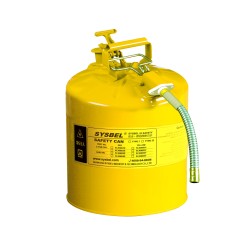 Sysbel SCAN004Y 5Gal Type II Safety Can (Yellow)