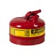 Justrite 7110100 / 7120100 / 7125100 / 7150100 Type I Safety Can