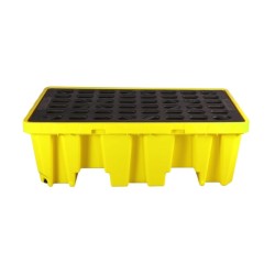 Sysbel® SPP102H Spill Pallet / Poly Spill Pallet (2 Drum - Tall Version)