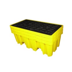 Sysbel SPP102H Spill Pallet / Poly Spill Pallet (2 Drum - Tall Version)
