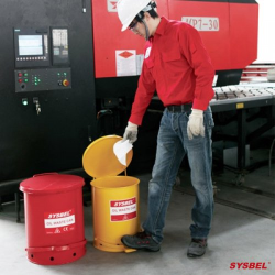 Sysbel WA8109500 / WA8109500Y 14Gal Oily Waste Can