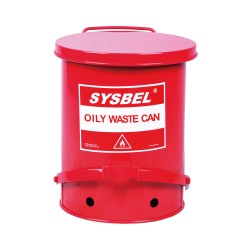 Sysbel WA8109500 14Gal Oily Waste Can