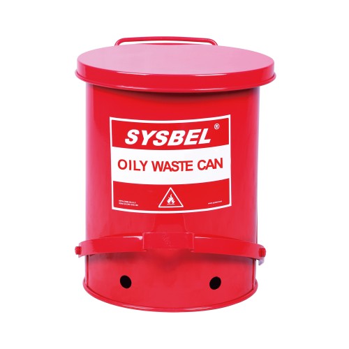 Sysbel WA8109500 / WA8109500Y 14Gal Oily Waste Can
