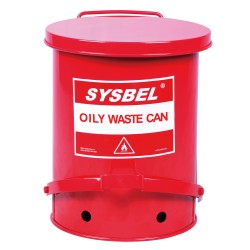Sysbel WA8109700 / WA8109700Y 21Gal Oily Waste Can
